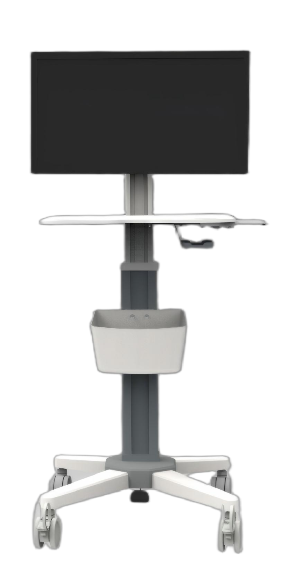 Mobile Ward Round Worktable Cart